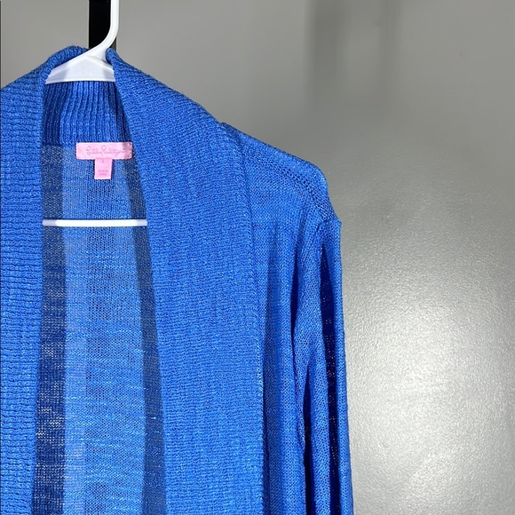 Lilly Pulitzer Blue Cardigan Sweater - Picture 3 of 5